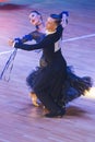 Dance Couple Perform Standard European Program